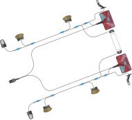 Frein à Inertie Knott KRV13-C GF - Capacité 1400 Kg - Raccord Carré 60/70 Mm - Pour Remorque