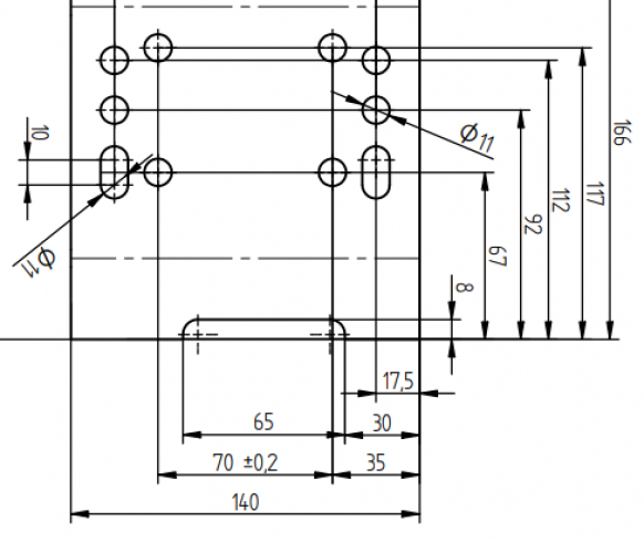 Dispositif d'inertie tube droit