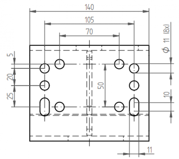 Dispositif d'inertie tube droit