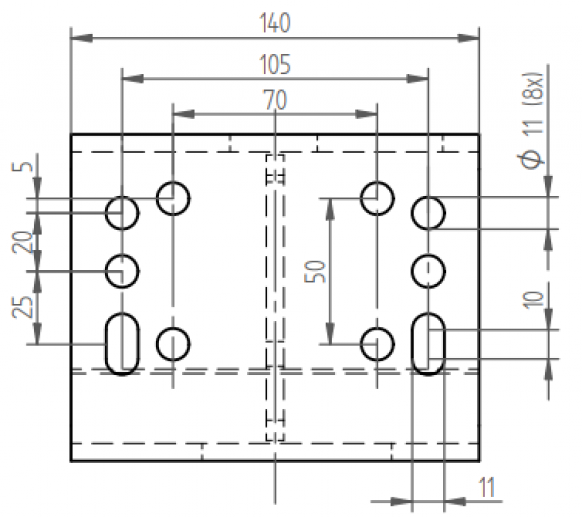 Dispositif d'inertie hauteur du tube réglable