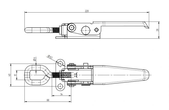 Verrouillage excentrique