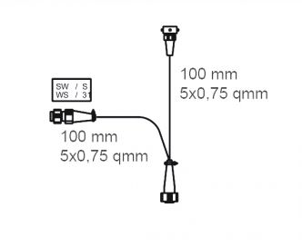 Lampe à 3 chambres - adaptateur pour câble standard Baïonnette à 5 broches - 404572.001 - Accessoire