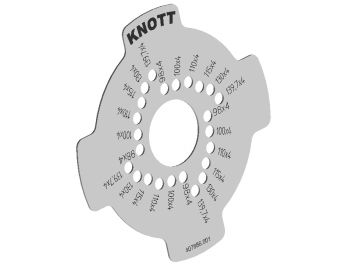 Maquette de boulonnage pour cercles de boulons - 407886.001 - Аttirail pour roues/pneus/jantes