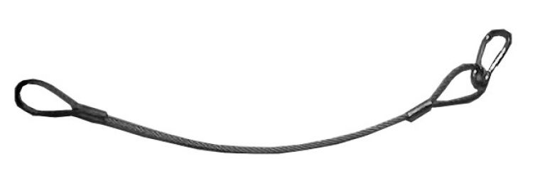Câble de serrage avec mousqueton - 408054.001 - Bride sphérique