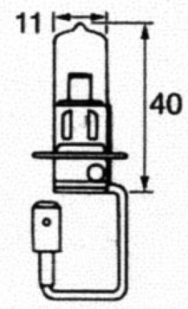 Lampe halogène 12V/55W-H3 - 408182.001 - Sources lumineuses