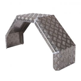 Garde-boue un essieu élement angulaire en aluminium avec des ondulations - 416820.001 - Garde-boue