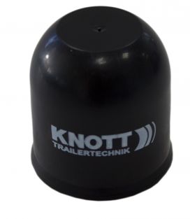 Capuchon de balle noir "Knott Trailertechnik" - 417172.001 - Bride sphérique