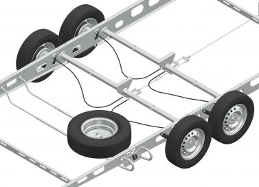 Support de roue de rechange pour caravane - 421241.001 - Аttirail pour roues/pneus/jantes