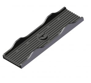 Support de quille 2,5"x12" - 6X1065.023 - Remorque pour bateau
