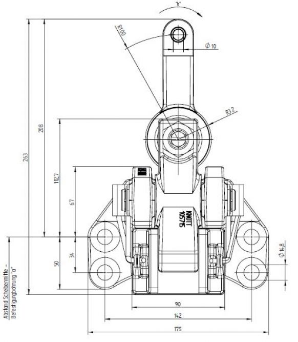 Frein mécanique à disque et pinces - 107250.01 - Freins industriels