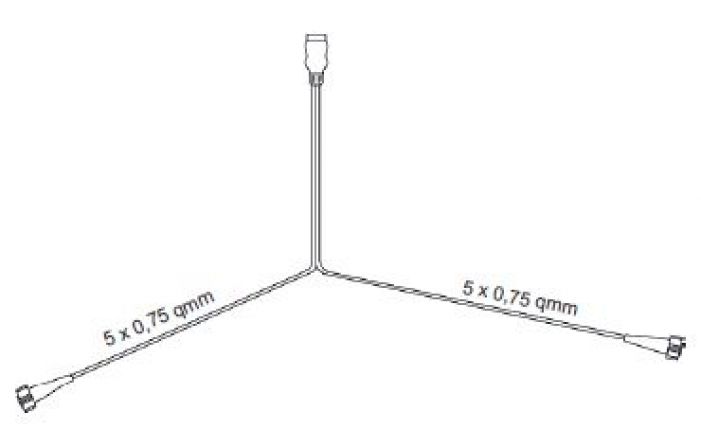 Câble principal - connecteur à 7 broches - 402748.001 - Câbles de raccordement