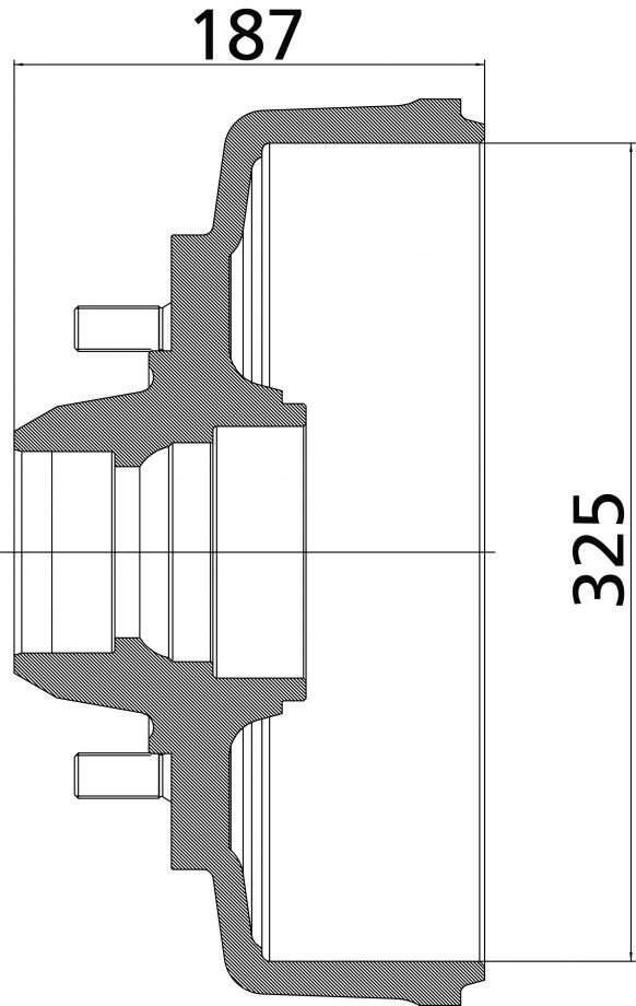 Moyeu de frein 325 - 404092P002 - Moyeu du frein