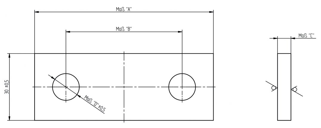 Plaque de serrage - 406561.004 - Ancrage de fixation