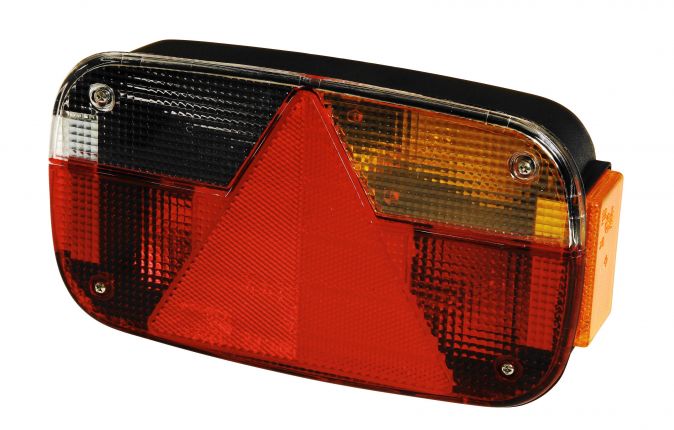 Aspöck multipoint 4 Lumière à droite avec la lumière de plaque dimmatriculation 