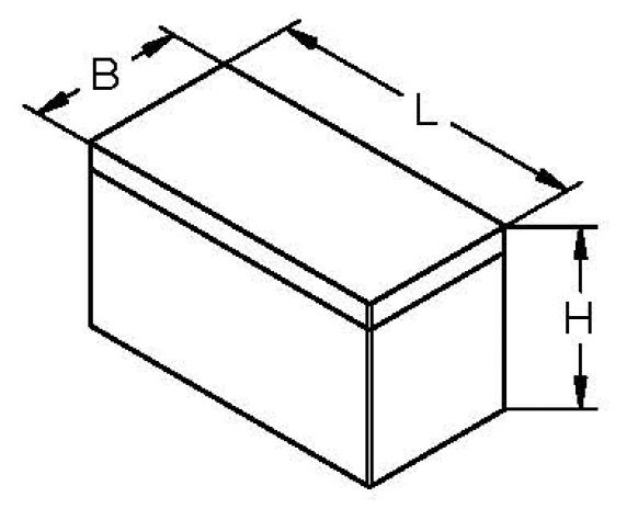 Coffre de rangement  "Blech" - 410609.005 - Boîtes de rangement