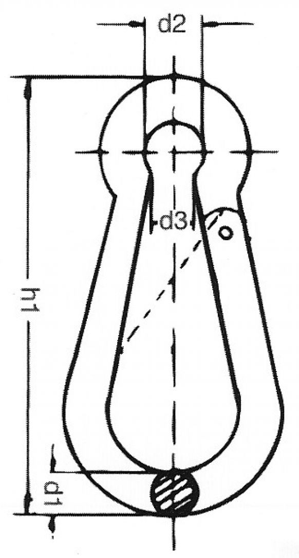 Mousqueton - 412949.001 - Accessoires de treuil