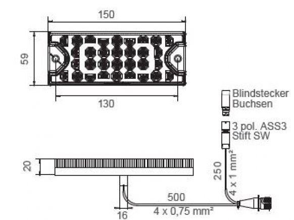 MiniLED 2 12V/24V - 412988.001 - Feux arrières