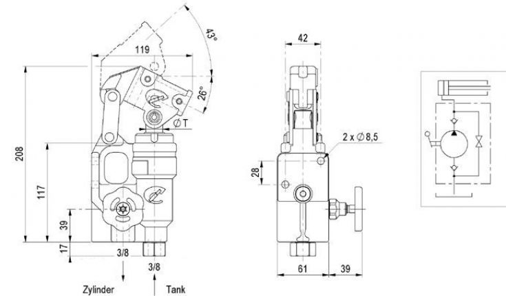 Pompe manuelle 5L FLEXEPUMP Chapel - Malbert - Remorques et Pieces