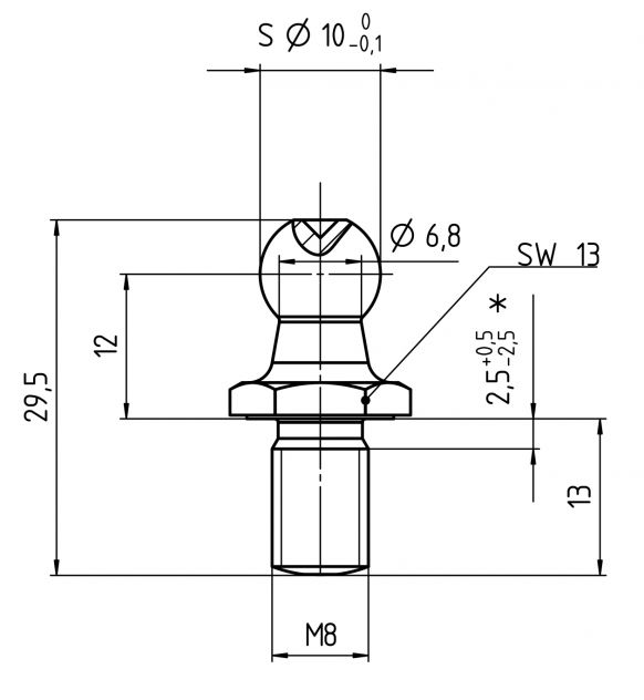 Pivot sphérique - Knott GmbH