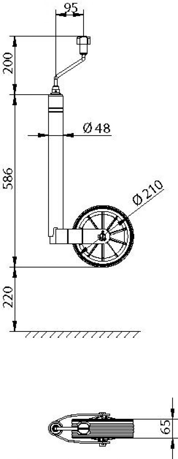Roue d'appui TK48