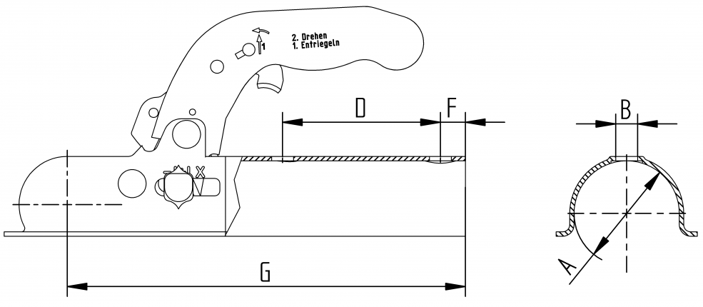 Attelages à rotule - Knott GmbH