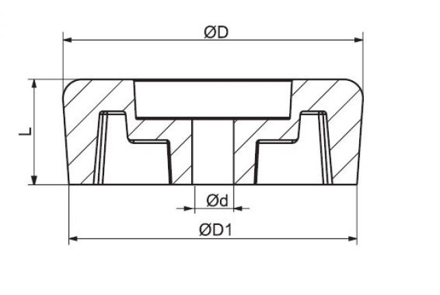 Embout de fin 3,5" - 6X1067.030 - Remorque pour bateau